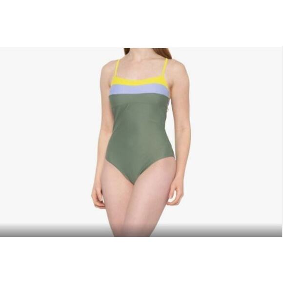NWT prAna Lurisia One Piece Colorblock Swimsuit Size XS Small NEW $95 - Picture 1 of 6